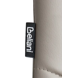 Set di 2 sedie da pranzo VALERIE Pelle sintetica Grigio chiaro