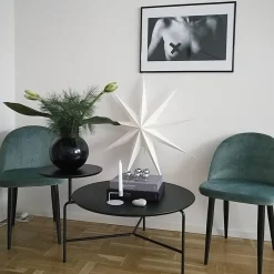 Set di 2 sedie da pranzo VISALIA Velluto Verde menta