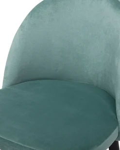 Set di 2 sedie da pranzo VISALIA Velluto Verde menta