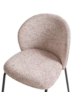 Set di 2 sedie da pranzo VIDETTE Tessuto Beige