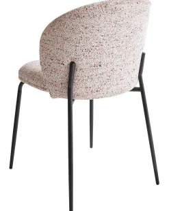 Set di 2 sedie da pranzo VIDETTE Tessuto Beige