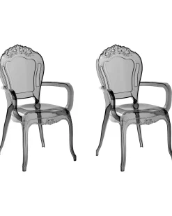 Set di 2 sedie da pranzo VERMONT Nero
