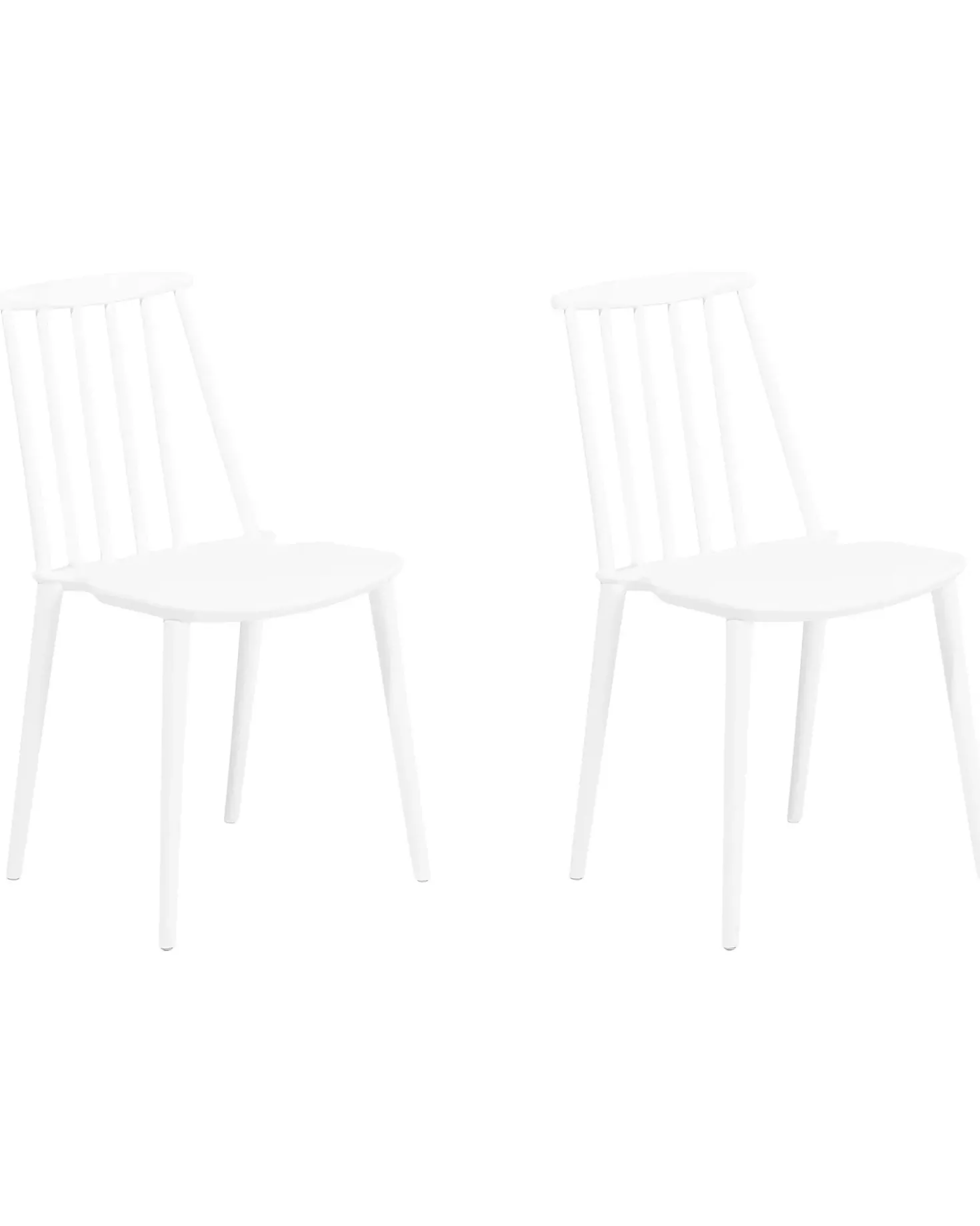 Set di 2 sedie da pranzo VENTNOR Bianco