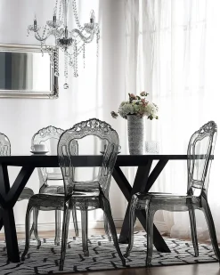 Set di 2 sedie da pranzo VERMONT Nero