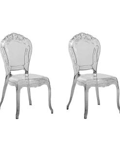 Set di 2 sedie da pranzo VERMONT Nero