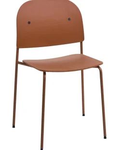 Set di 2 sedie da pranzo WINDUST Metallo Arancione