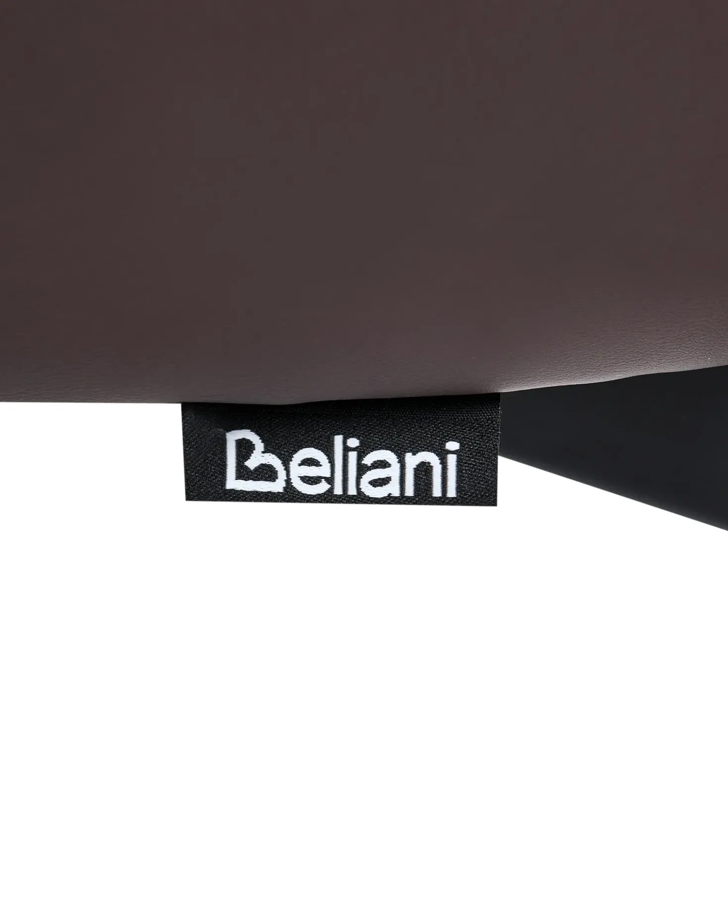 Set di 2 sedie da pranzo WONDER Pelle sintetica Marrone scuro