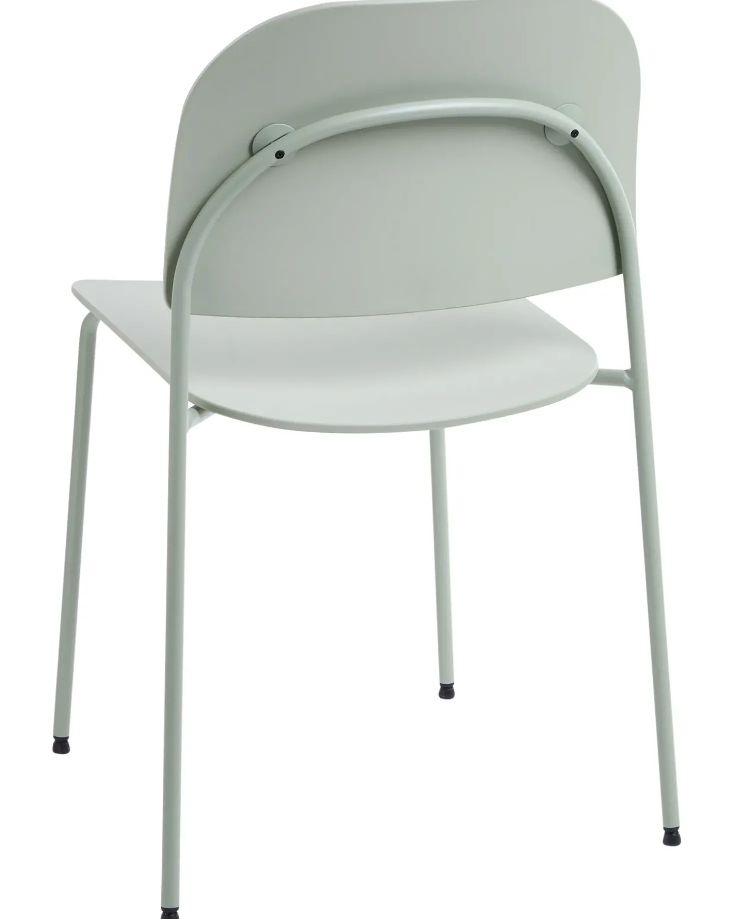 Set di 2 sedie da pranzo WINDUST Metallo Verde menta