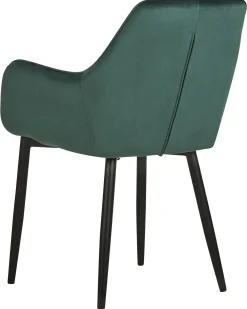 Set di 2 sedie da pranzo WELLSTON Velluto Verde scuro