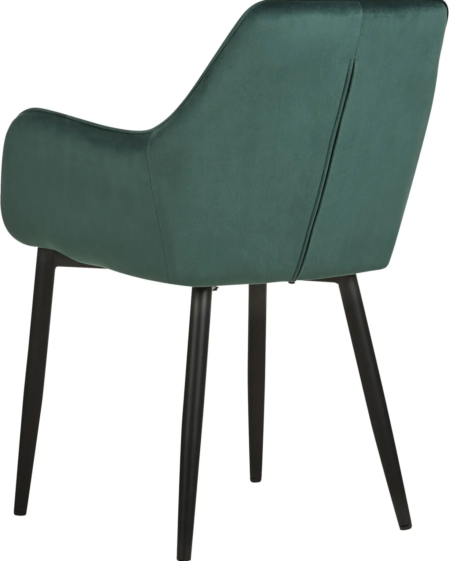 Set di 2 sedie da pranzo WELLSTON Velluto Verde scuro