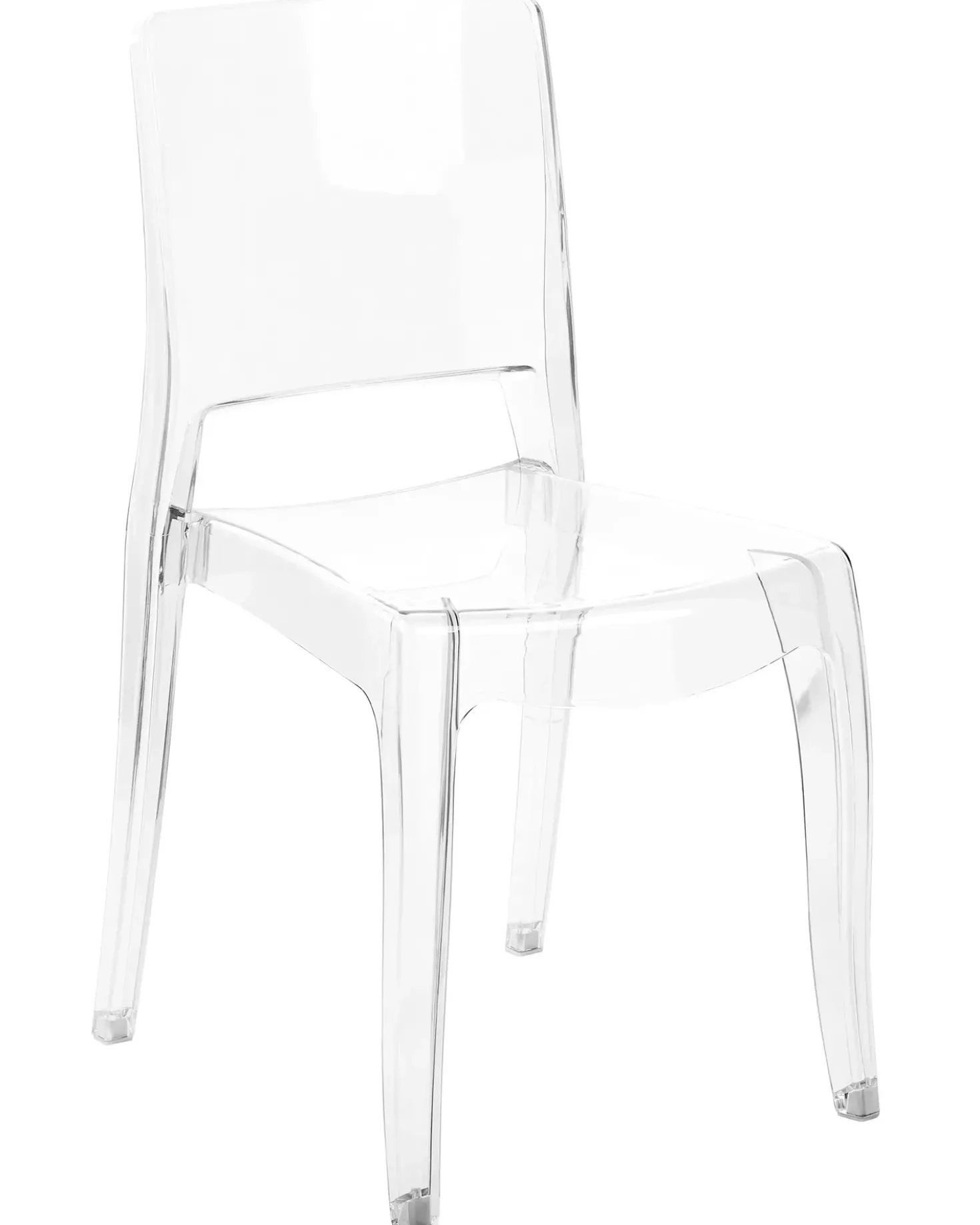 Set di 2 sedie da pranzo WESTBRIDGE Trasparente