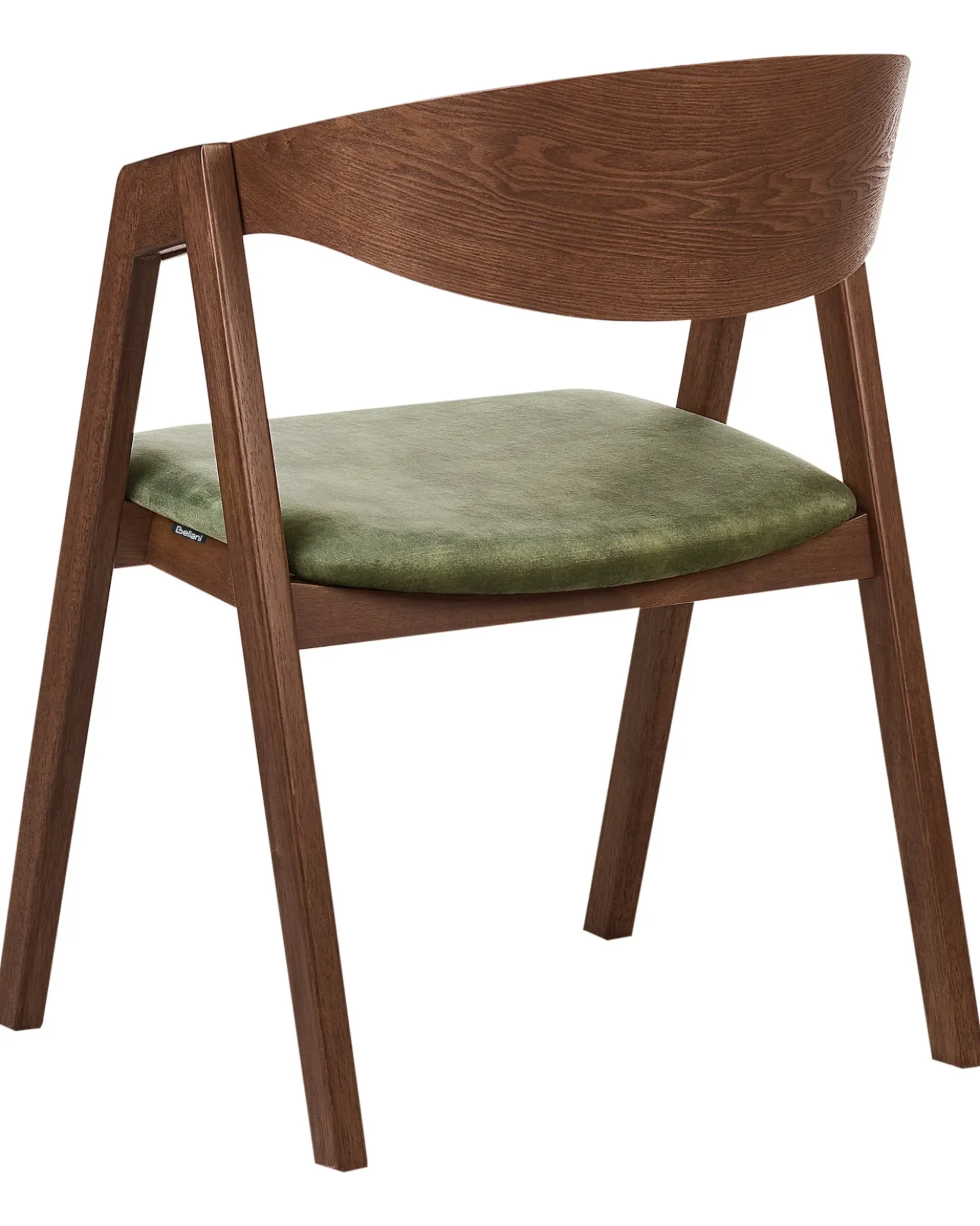Set di 2 sedie da pranzo YUBA Legno Verde scuro