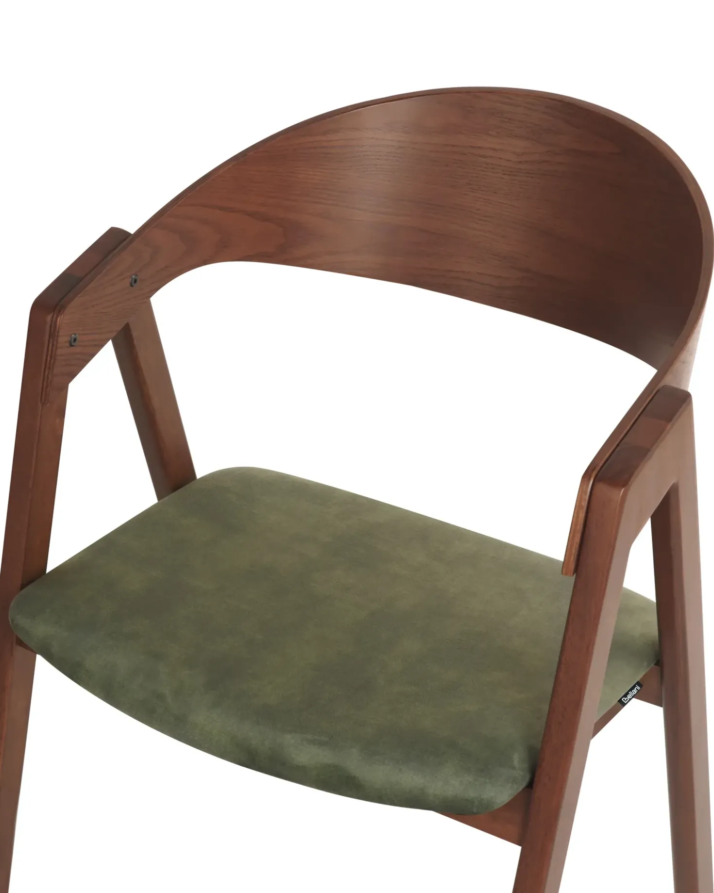 Set di 2 sedie da pranzo YUBA Legno Verde scuro