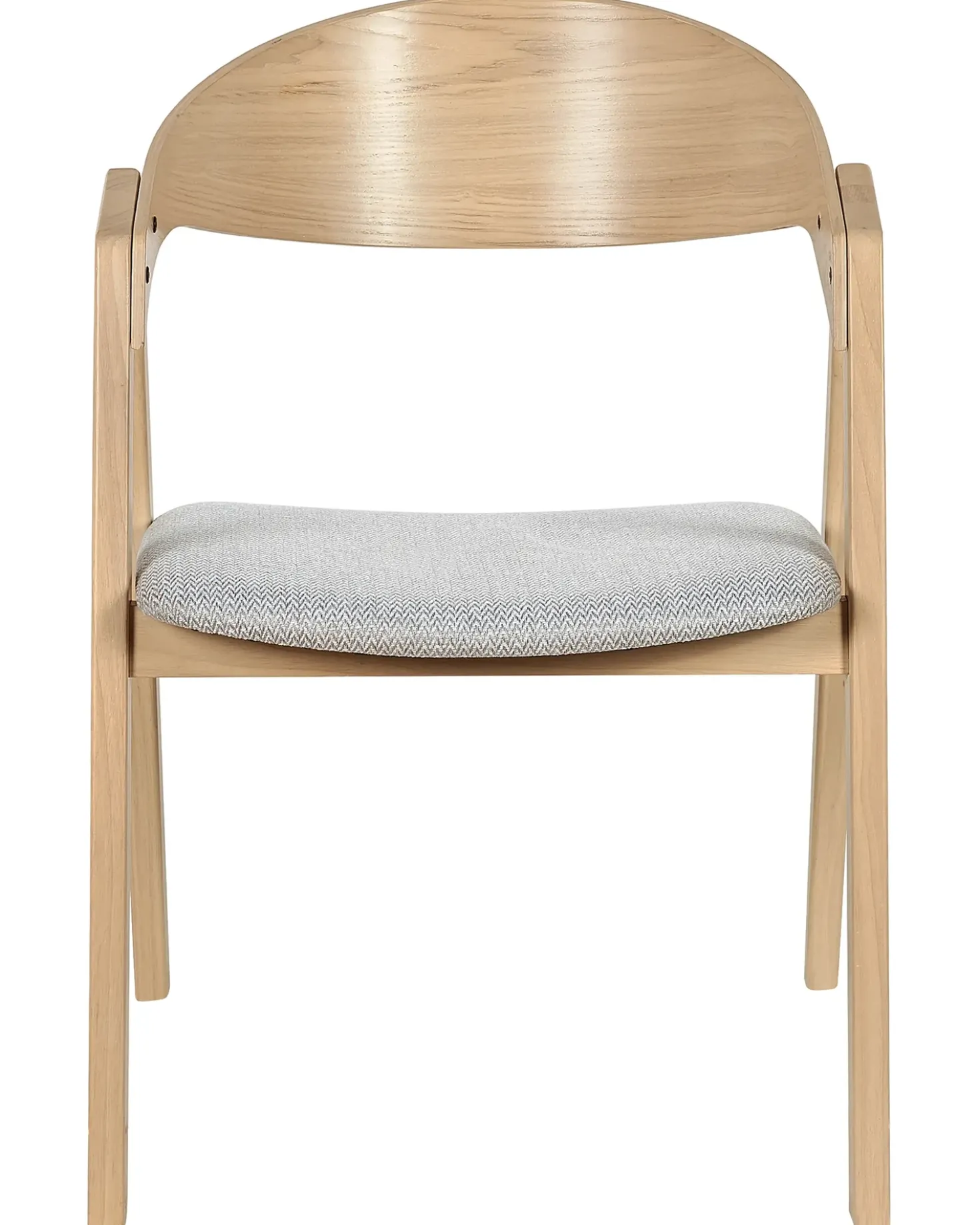 Set di 2 sedie da pranzo YUBA Legno Grigio chiaro