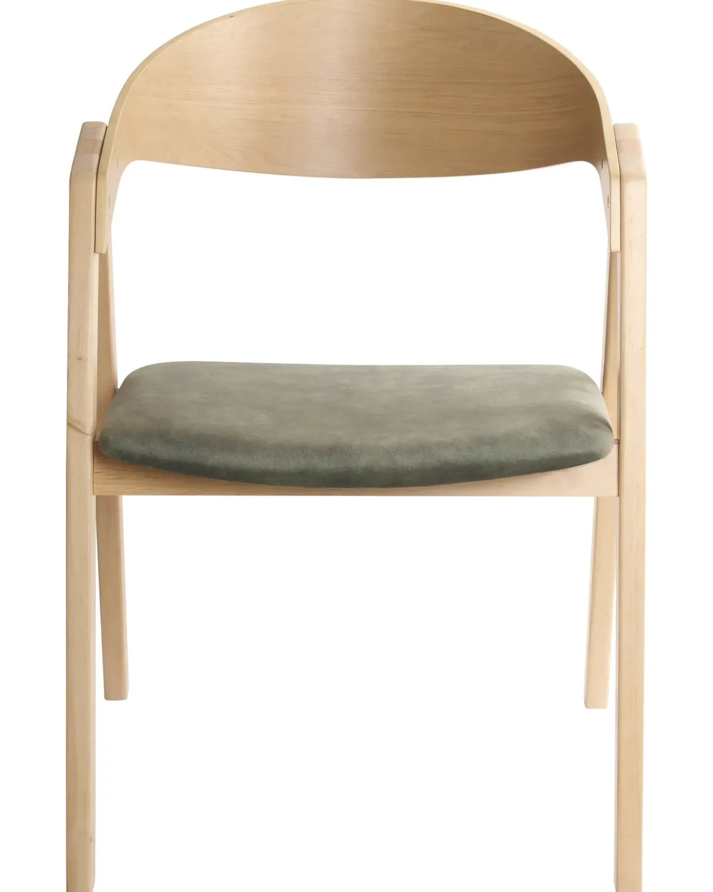 Set di 2 sedie da pranzo YUBA Legno Verde scuro