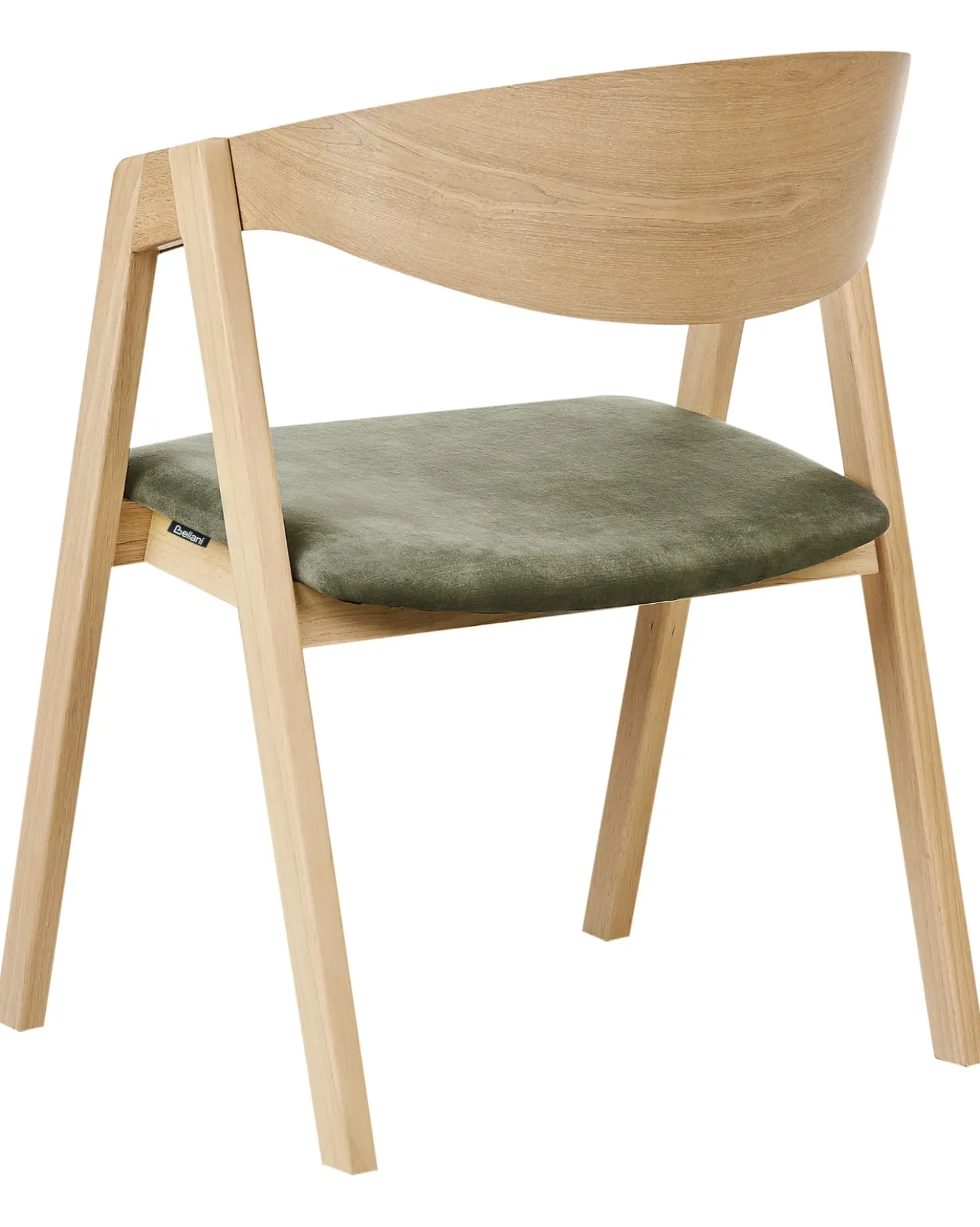 Set di 2 sedie da pranzo YUBA Legno Verde scuro