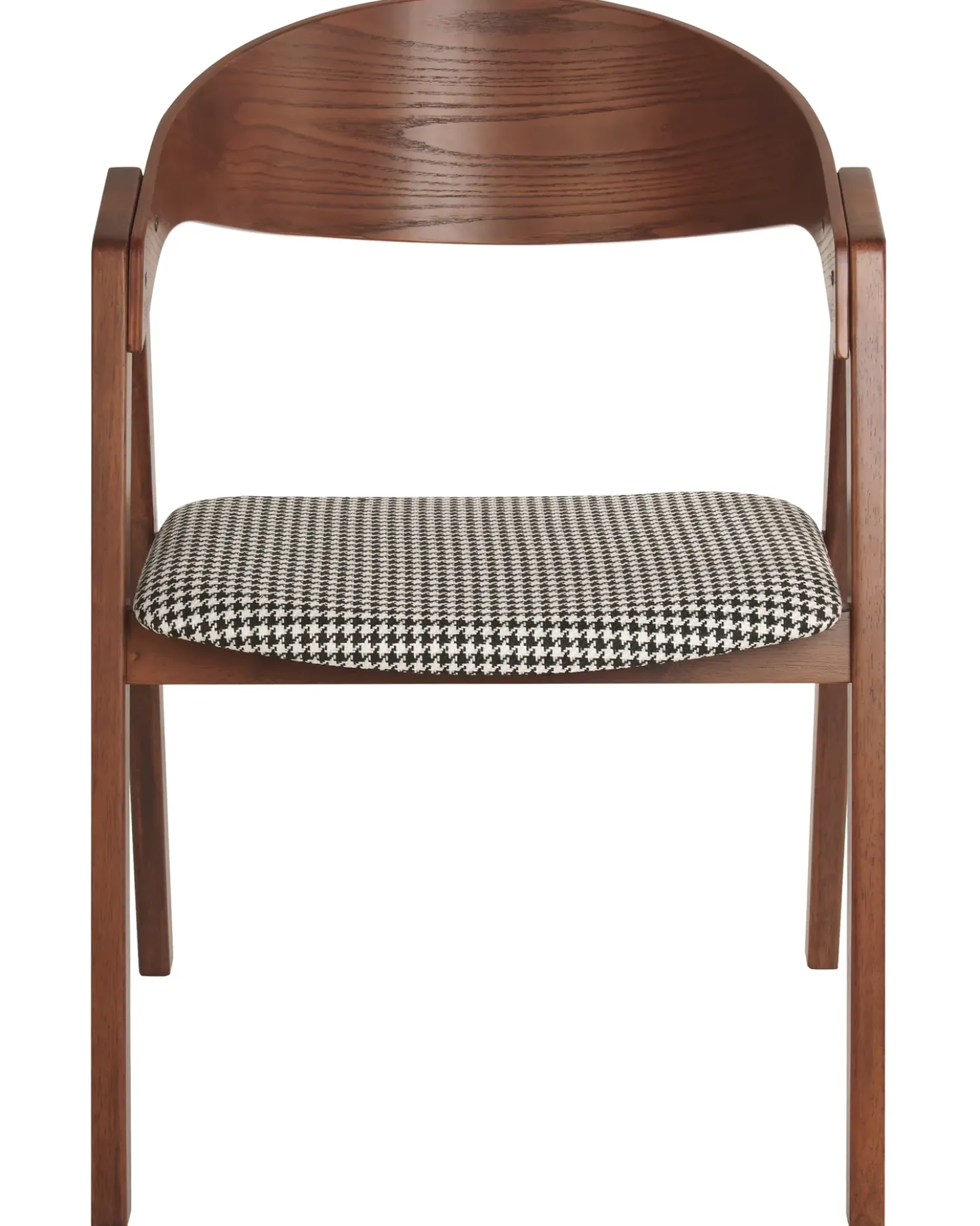 Set di 2 sedie da pranzo YUBA Legno Nero/Bianco