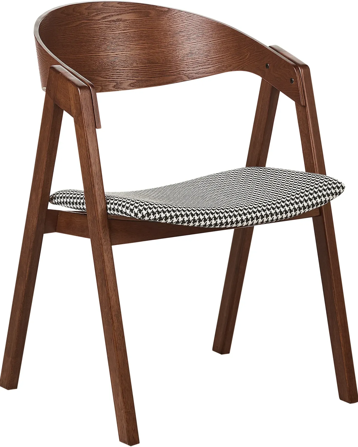 Set di 2 sedie da pranzo YUBA Legno Nero/Bianco