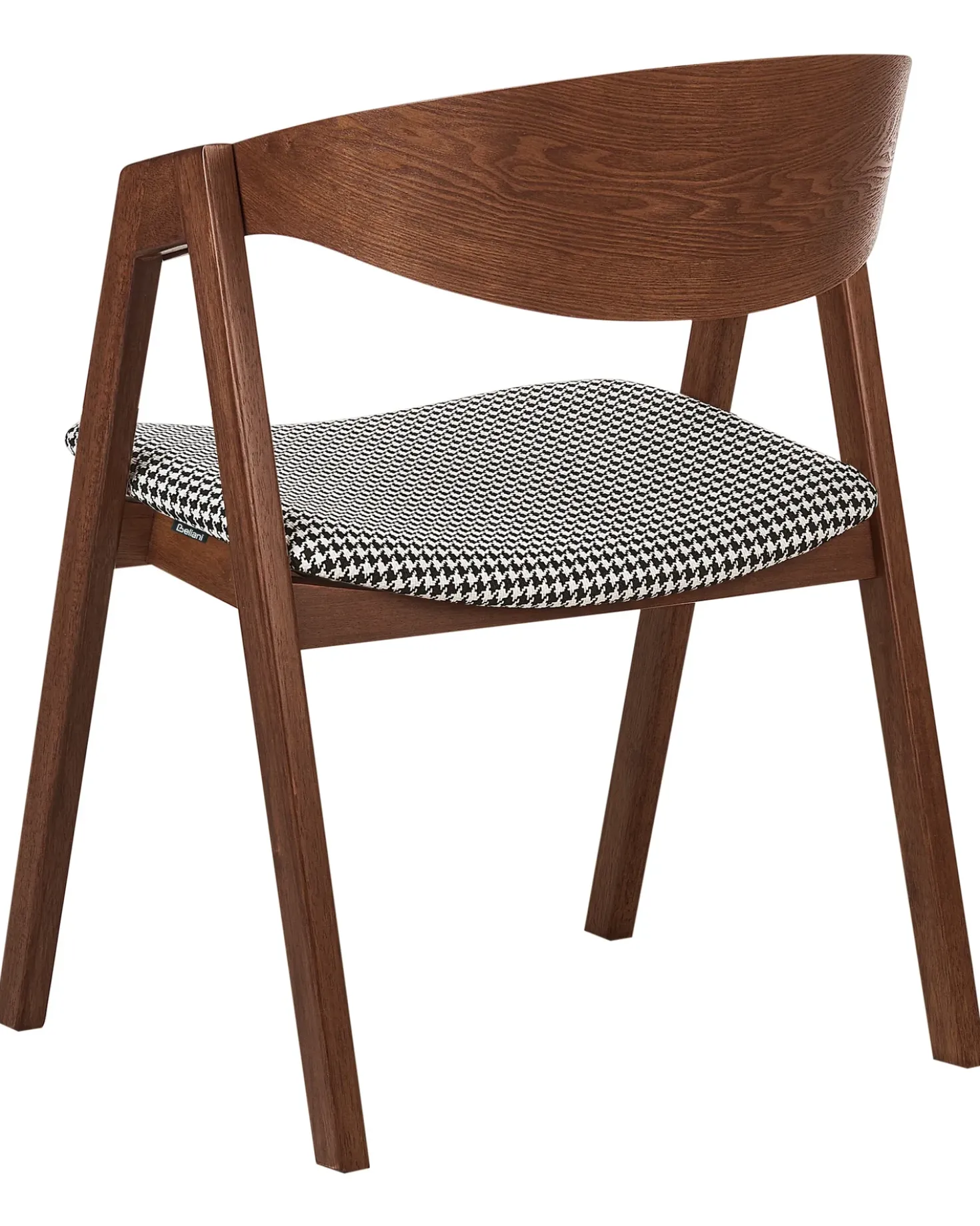 Set di 2 sedie da pranzo YUBA Legno Nero/Bianco