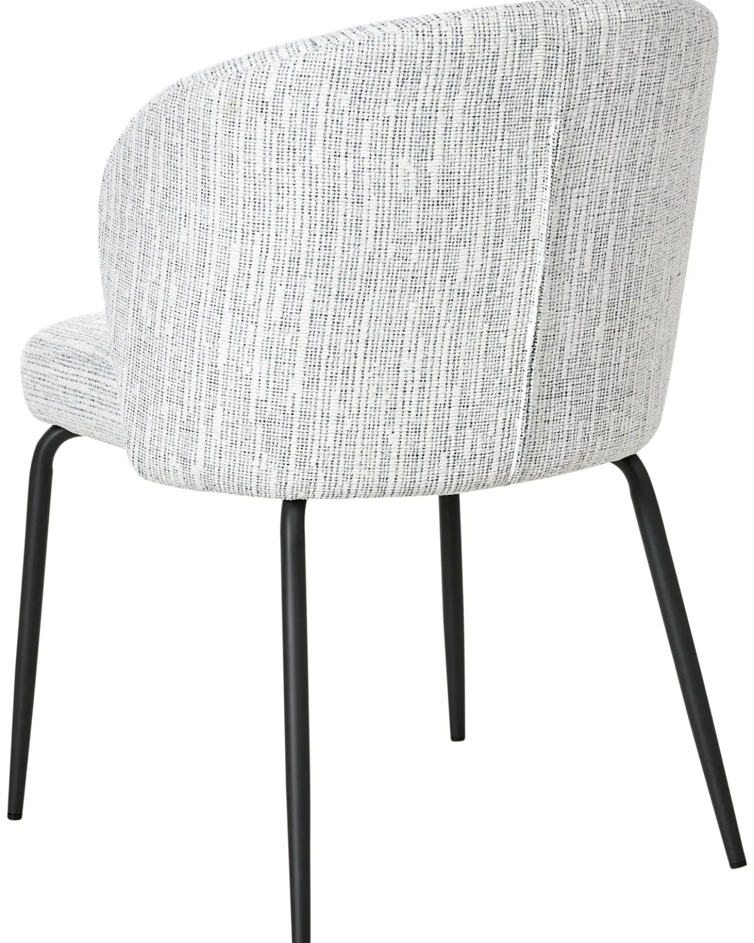 Set di 2 sedie da pranzo ZANA Tessuto Bianco/Blu