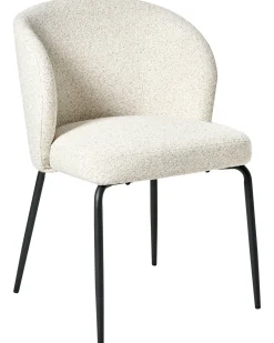Set di 2 sedie da pranzo ZANA Bouclé Beige chiaro