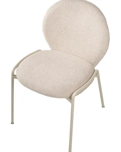 Set di 2 sedie ELLIE Bouclé Beige chiaro