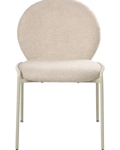 Set di 2 sedie ELLIE Bouclé Beige chiaro