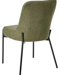 Set di 2 sedie MALIN Bouclé Verde scuro