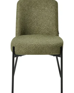Set di 2 sedie MALIN Bouclé Verde scuro