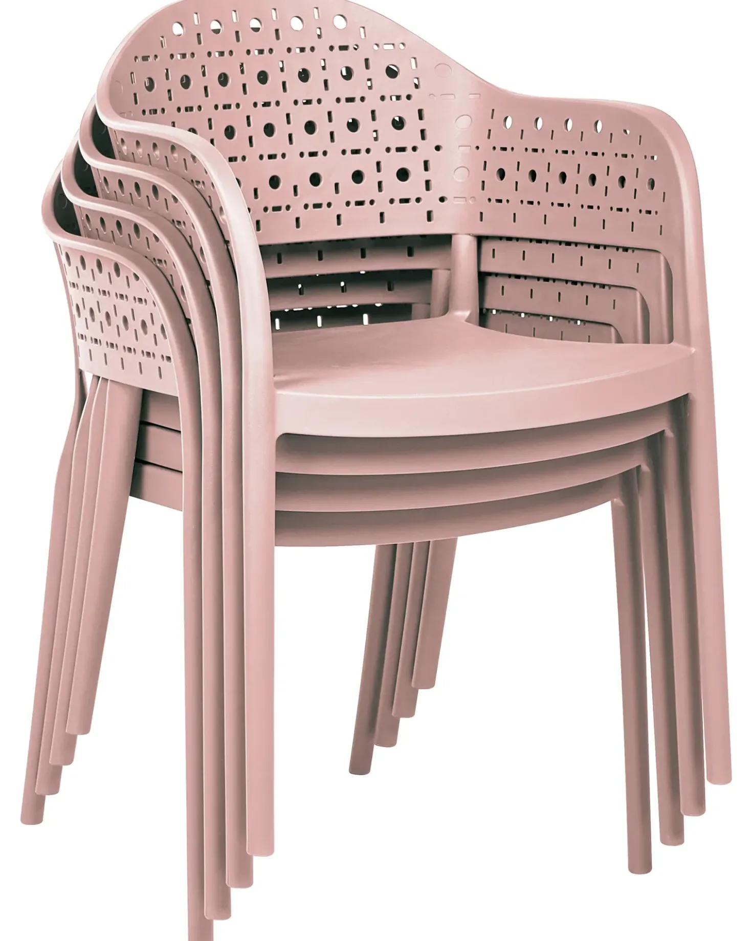 Set di 4 sedie NARINO Rosa