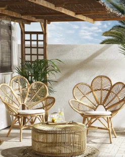 Set di 2 sedie Peacock FLORENTINE Rattan Naturale