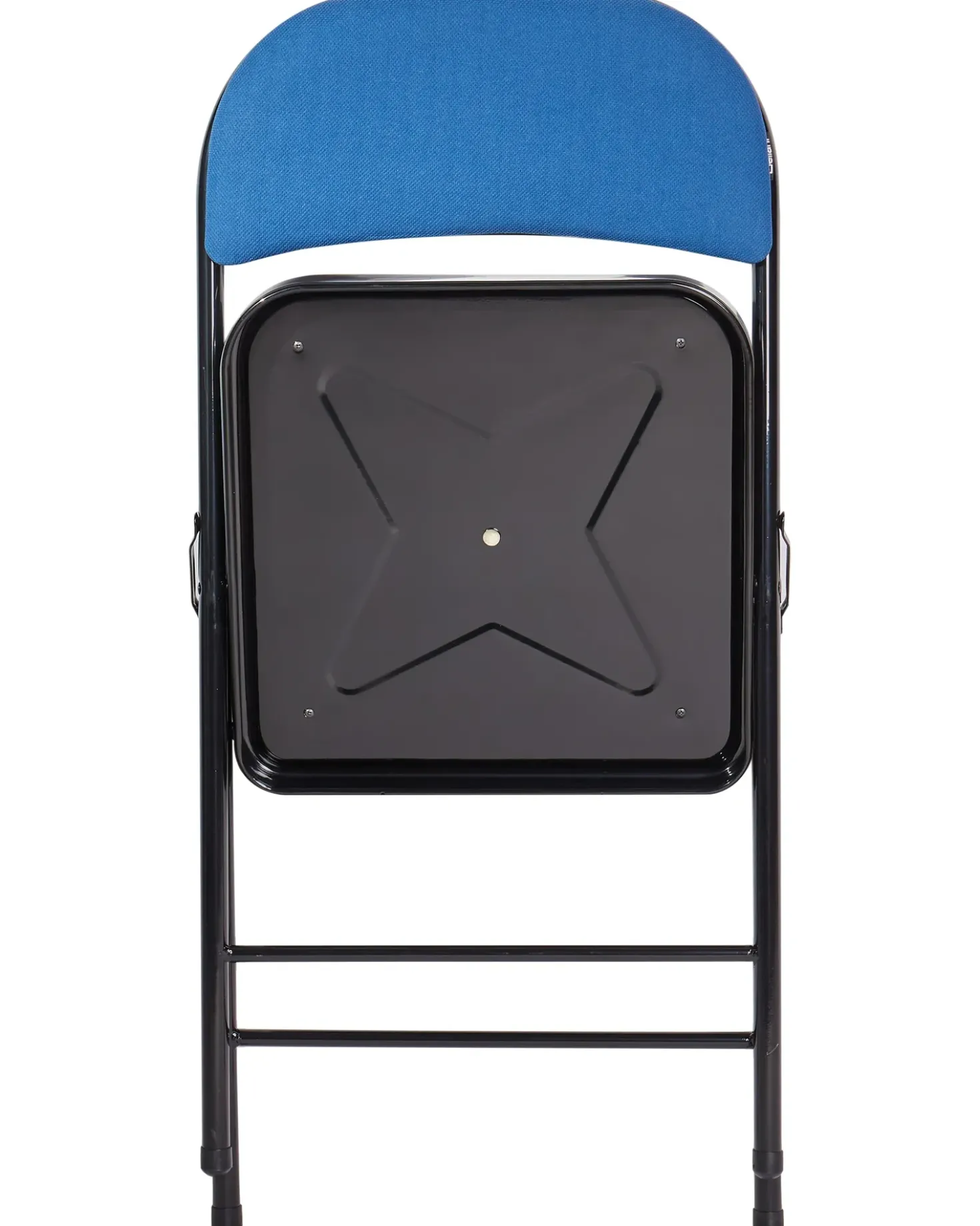 Set di 4 sedie pieghevoli SPARKS Metallo Blu/Nero