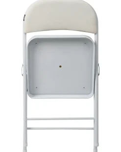 Set di 4 sedie pieghevoli SHASTA Metallo Bianco