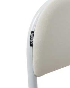 Set di 4 sedie pieghevoli SHASTA Metallo Bianco
