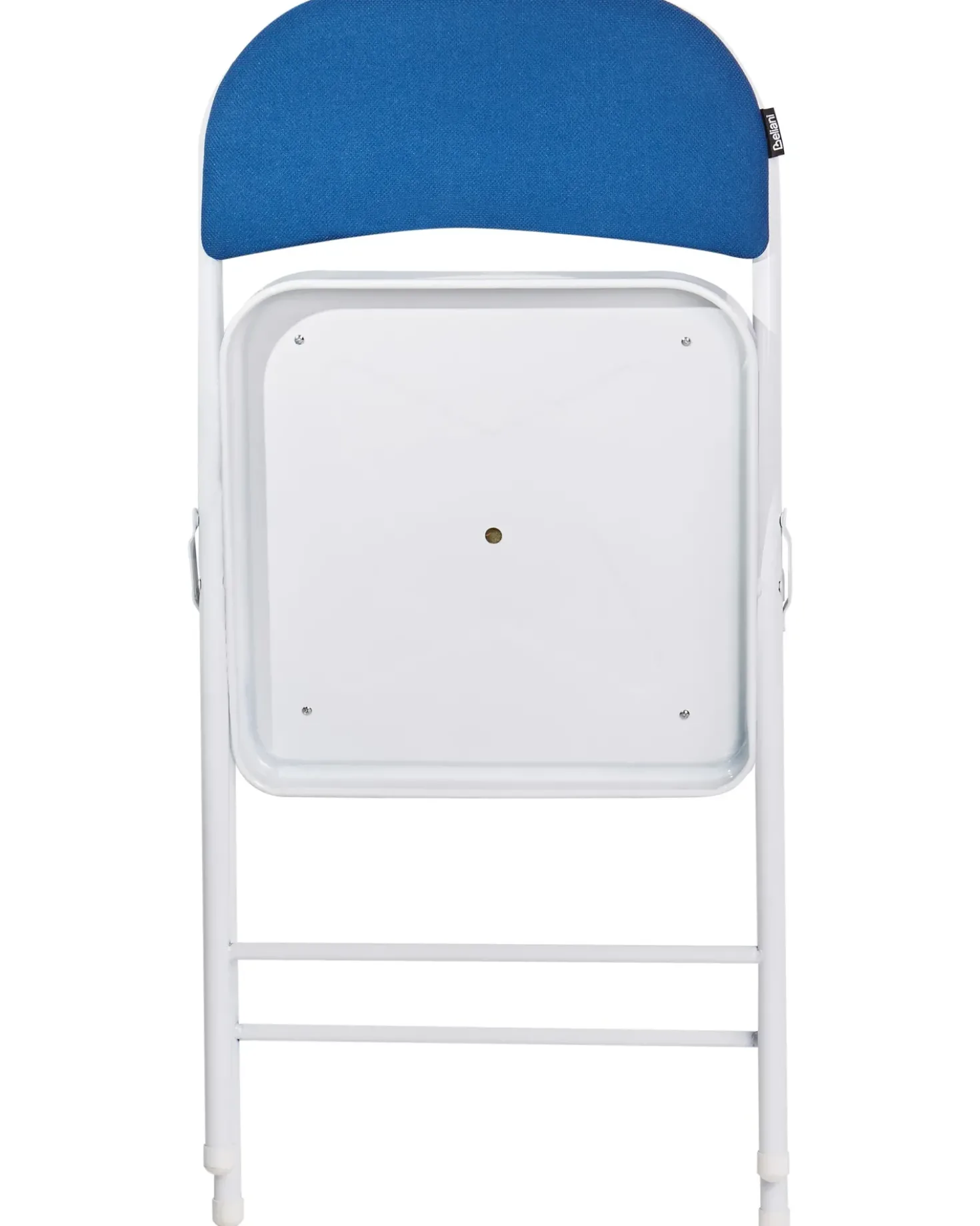 Set di 4 sedie pieghevoli SPARKS Metallo Blu/Bianco