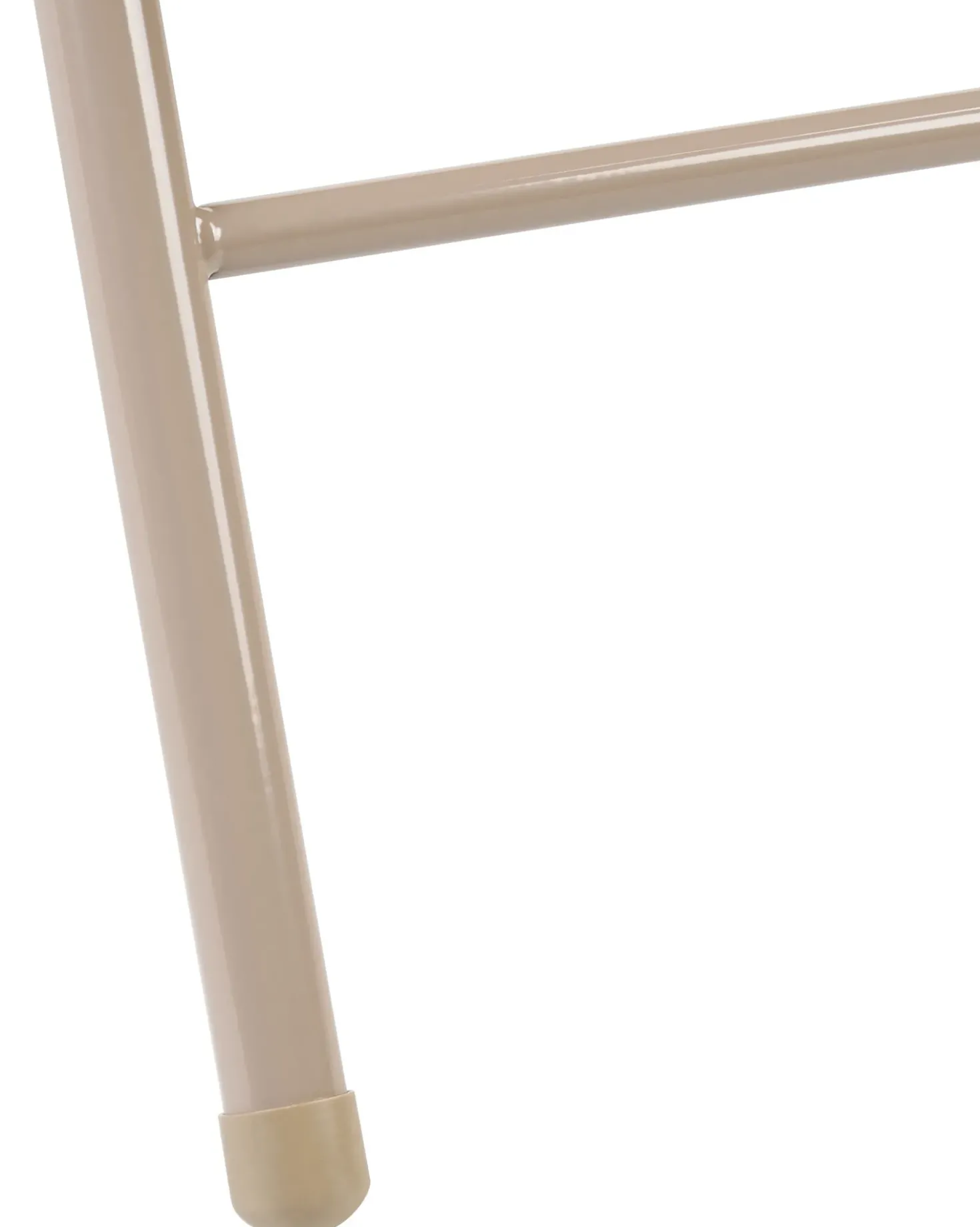 Set di 4 sedie pieghevoli SPARKS Metallo Beige