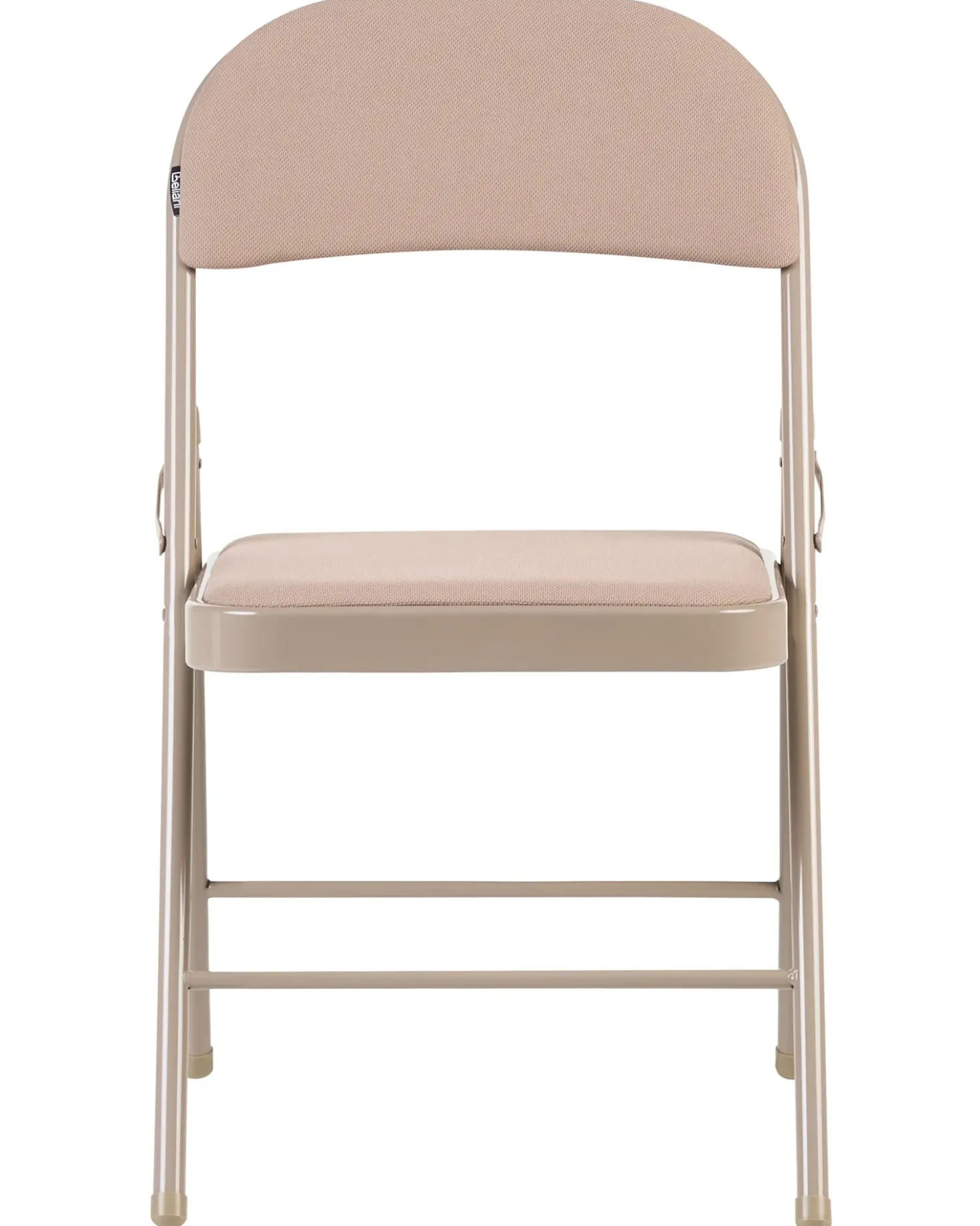 Set di 4 sedie pieghevoli SPARKS Metallo Beige