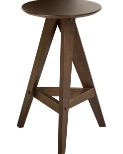 Set di 2 sgabelli da bar AROMA Legno Marrone scuro