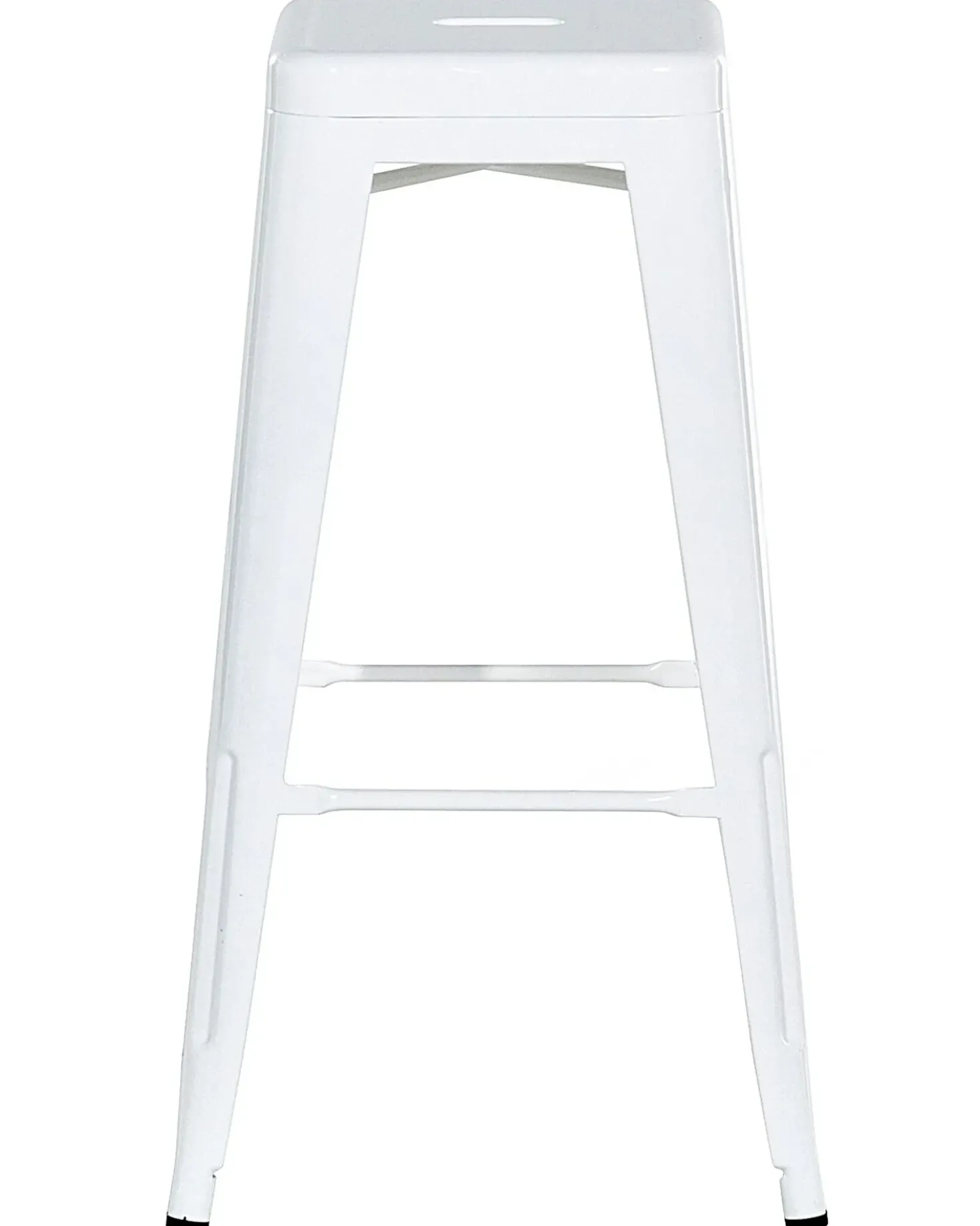 Set di 2 sgabelli da bar CABRILLO Metallo Bianco
