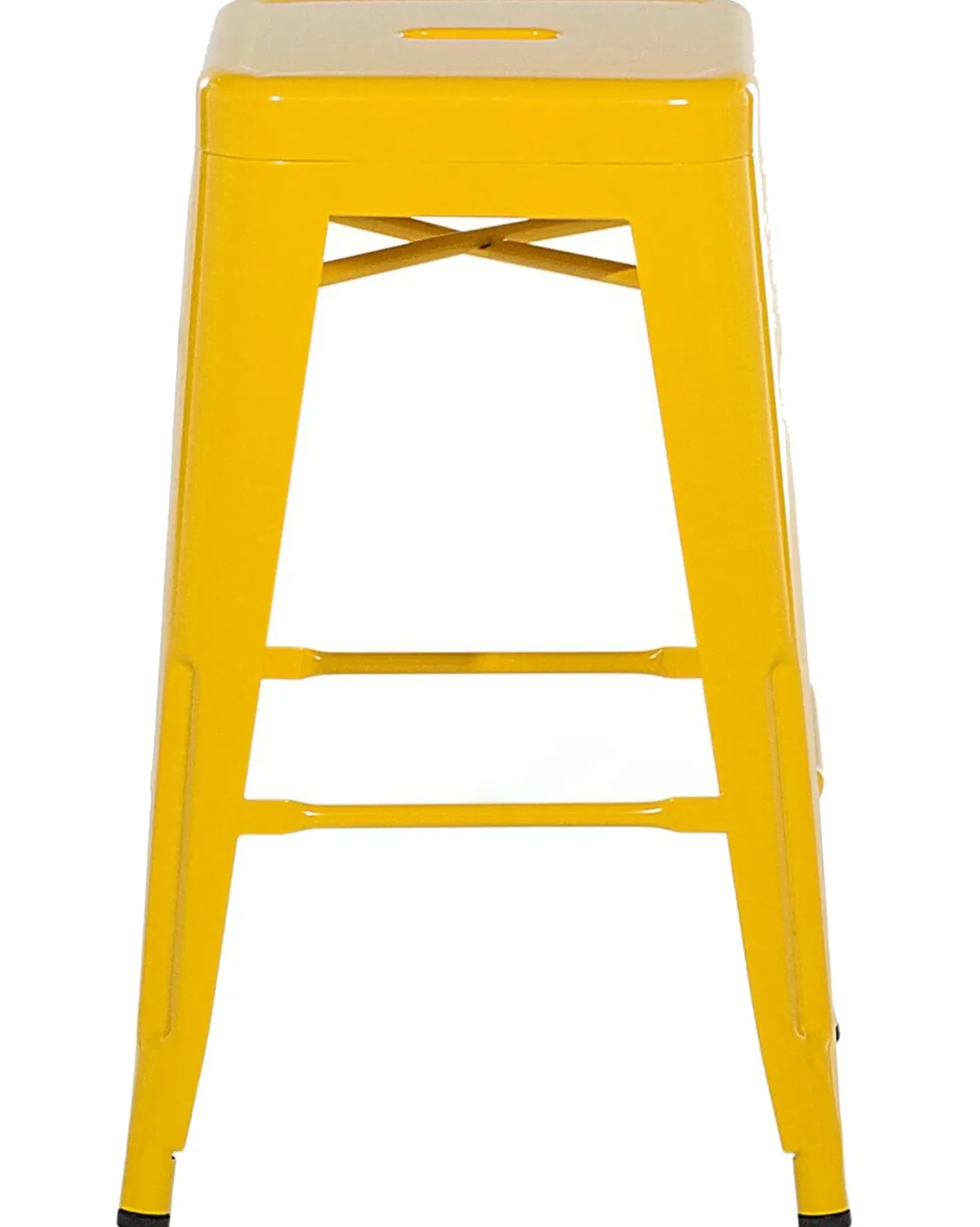 Set di 2 sgabelli da bar CABRILLO Metallo Giallo