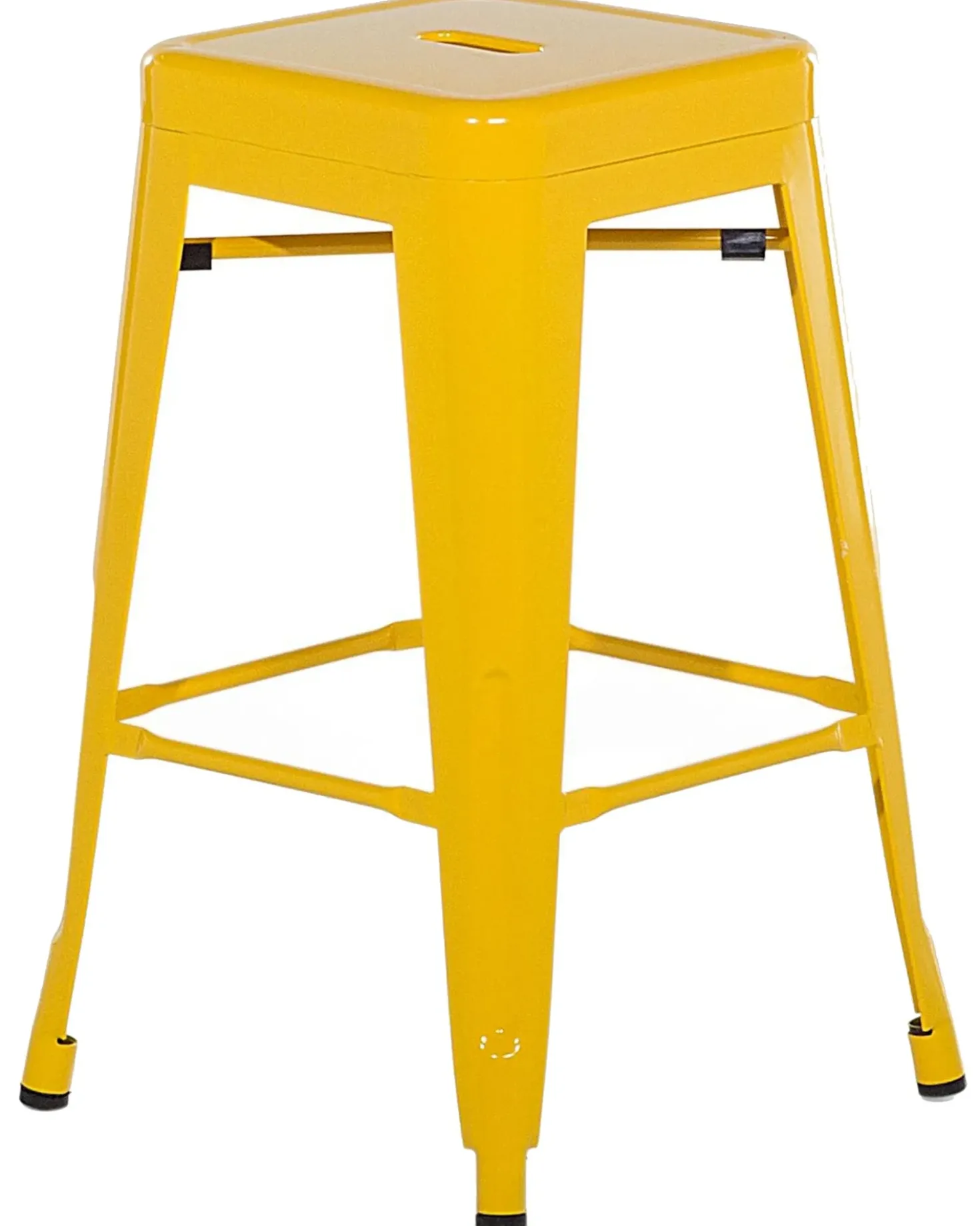 Set di 2 sgabelli da bar CABRILLO Metallo Giallo