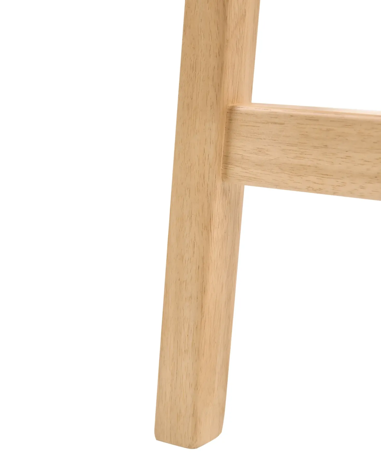 Set di 2 sgabelli da bar DIXON Legno Marrone chiaro/Bianco sporco