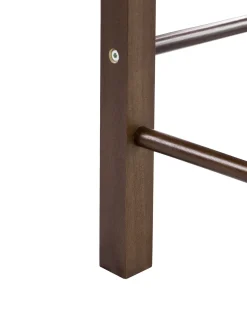 Set di 2 sgabelli da bar EMBRUN Legno Marrone scuro