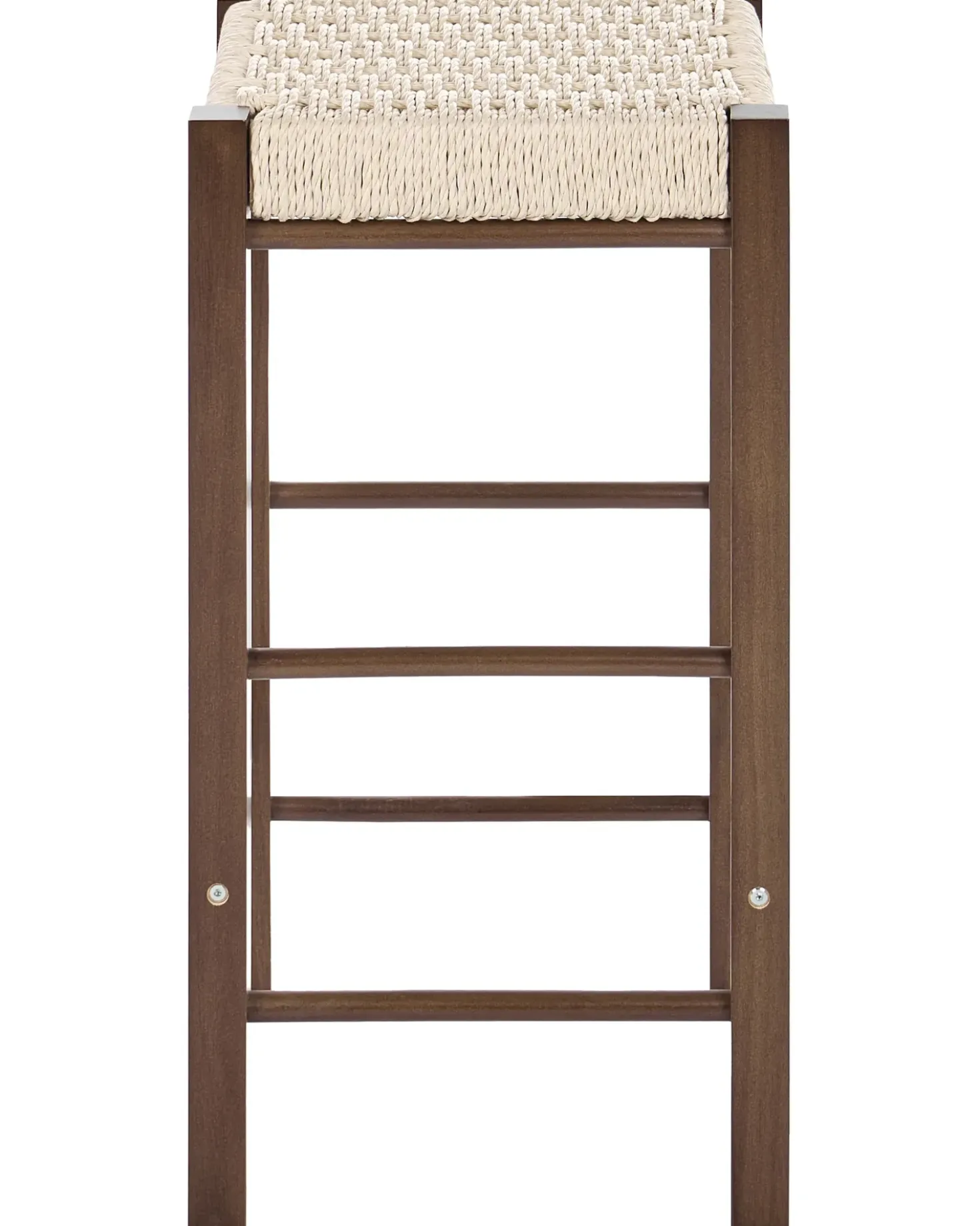 Set di 2 sgabelli da bar EMBRUN Legno Marrone scuro