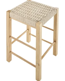 Set di 2 sgabelli da bar EMBRUN Legno Marrone chiaro