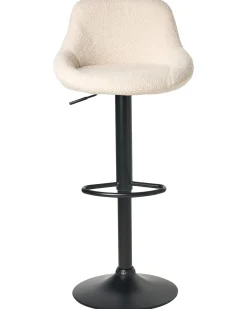 Set di 2 sgabelli da bar MEDULIN Bouclé Beige chiaro