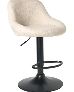 Set di 2 sgabelli da bar MEDULIN Bouclé Beige chiaro