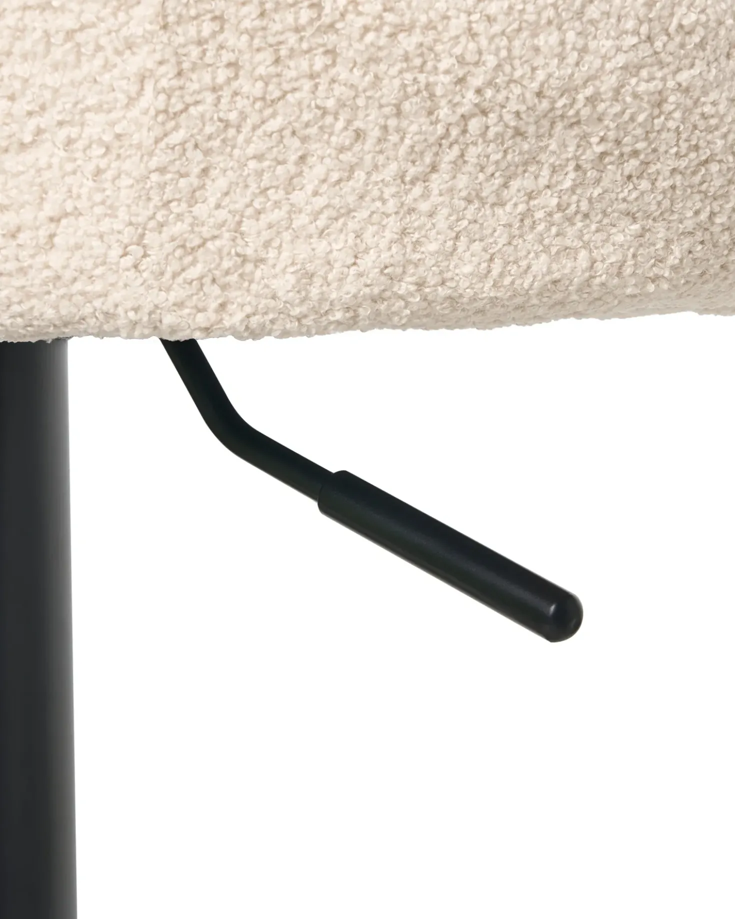 Set di 2 sgabelli da bar MEDULIN Bouclé Beige chiaro