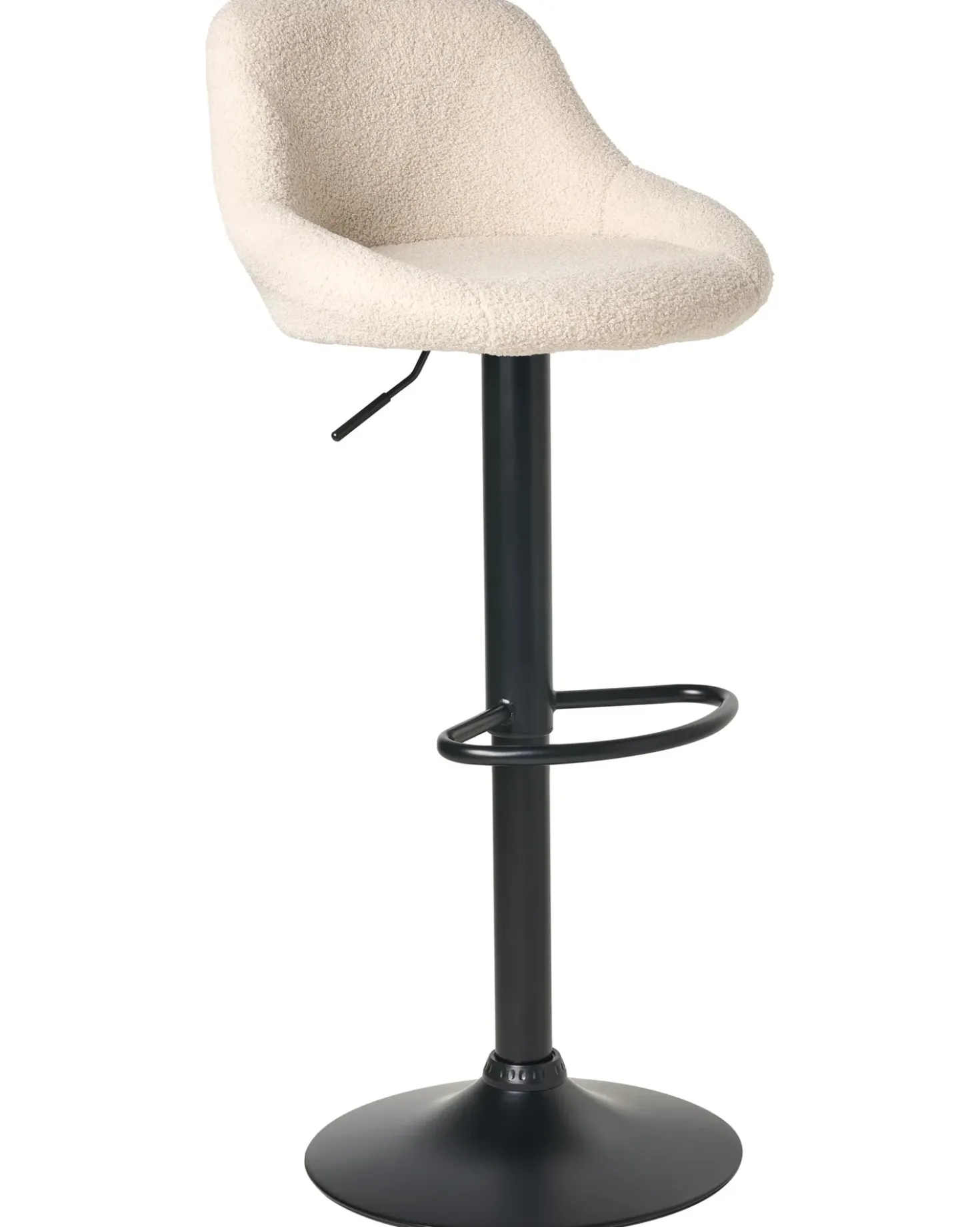 Set di 2 sgabelli da bar MEDULIN Bouclé Beige chiaro