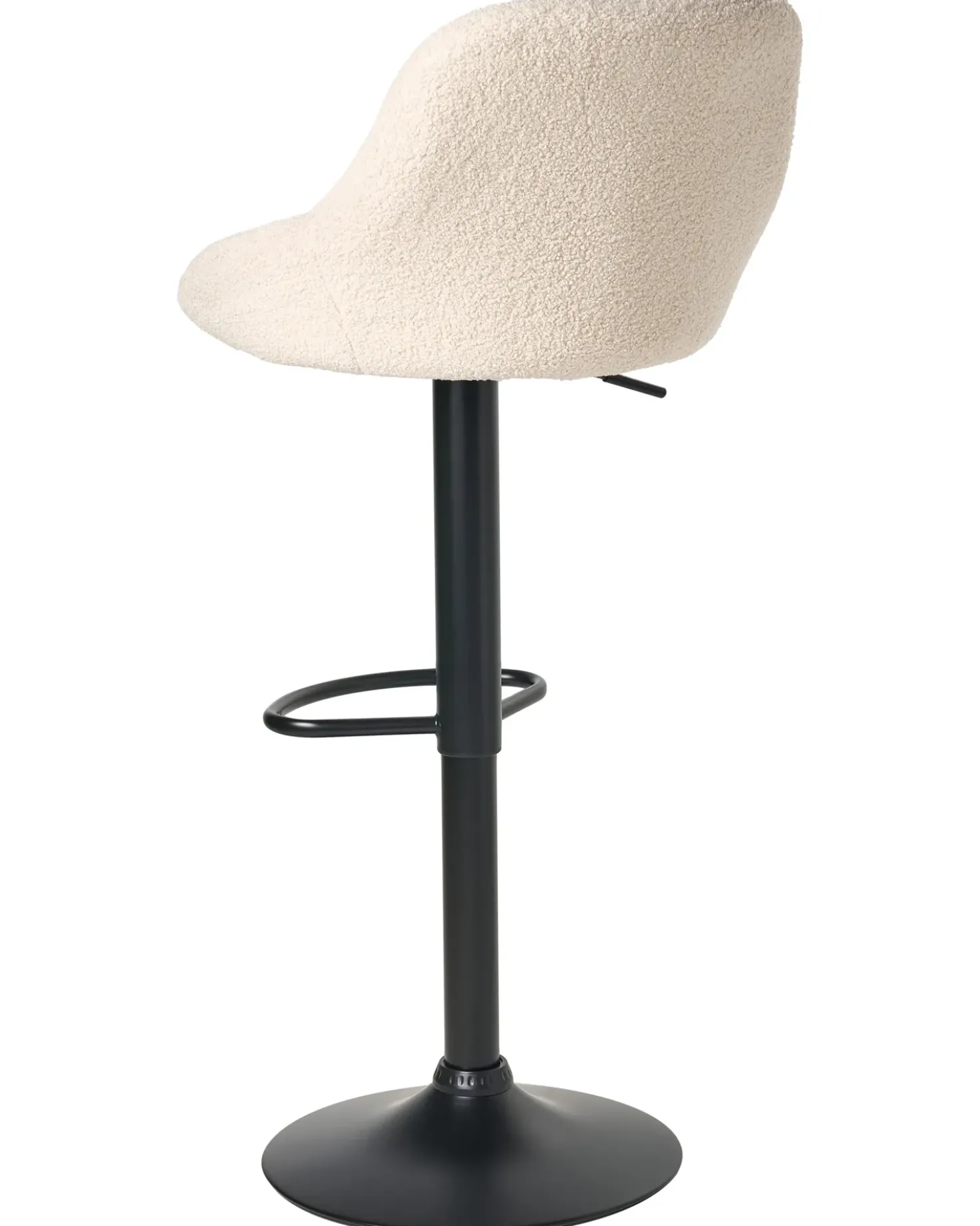 Set di 2 sgabelli da bar MEDULIN Bouclé Beige chiaro
